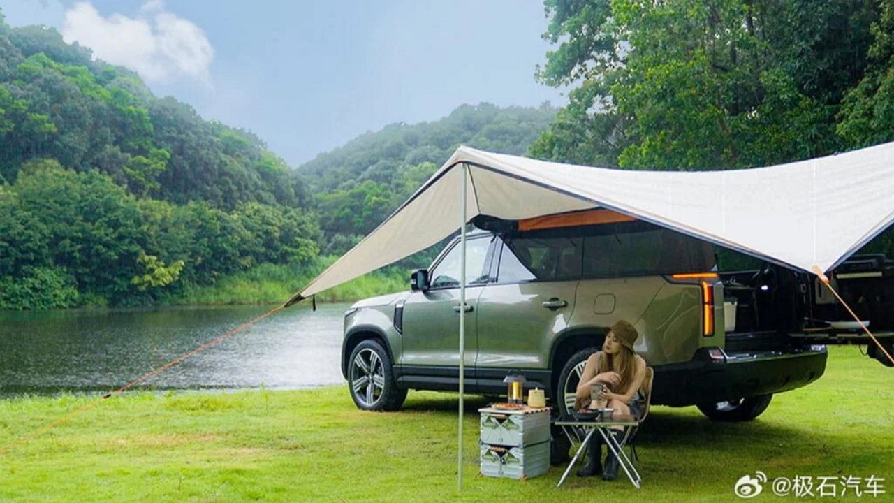 Chinese BAW showed a new crossover Jishi 01 with a kitchen in the trunk