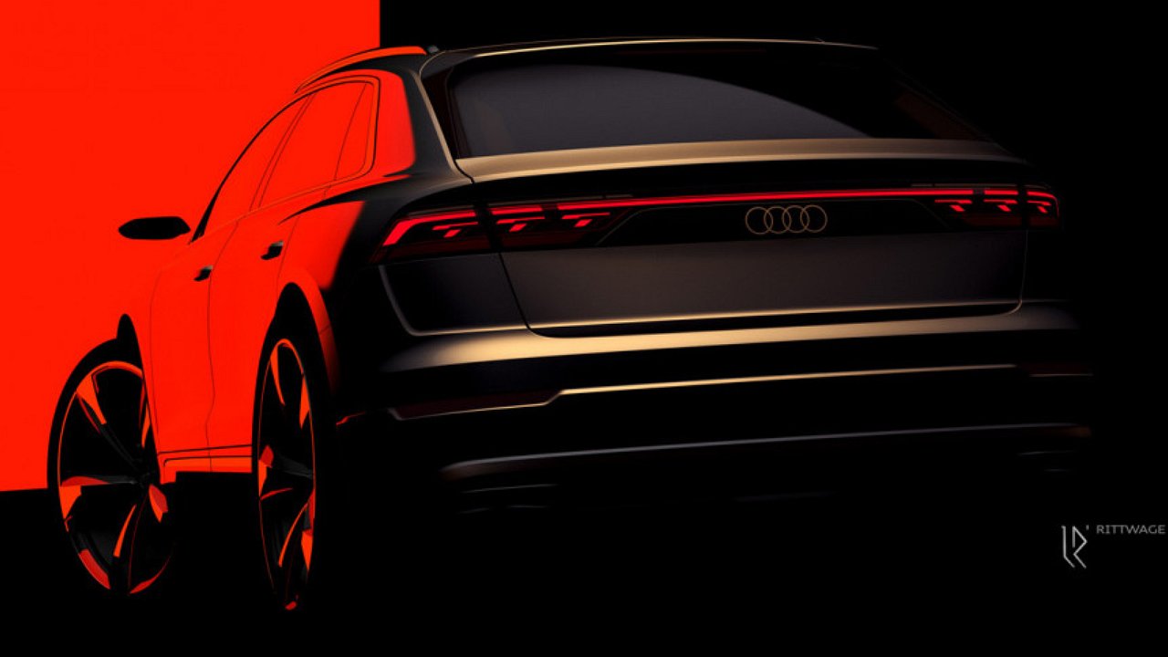 The network “leaked” the first images of the renewed crossover Audi Q8