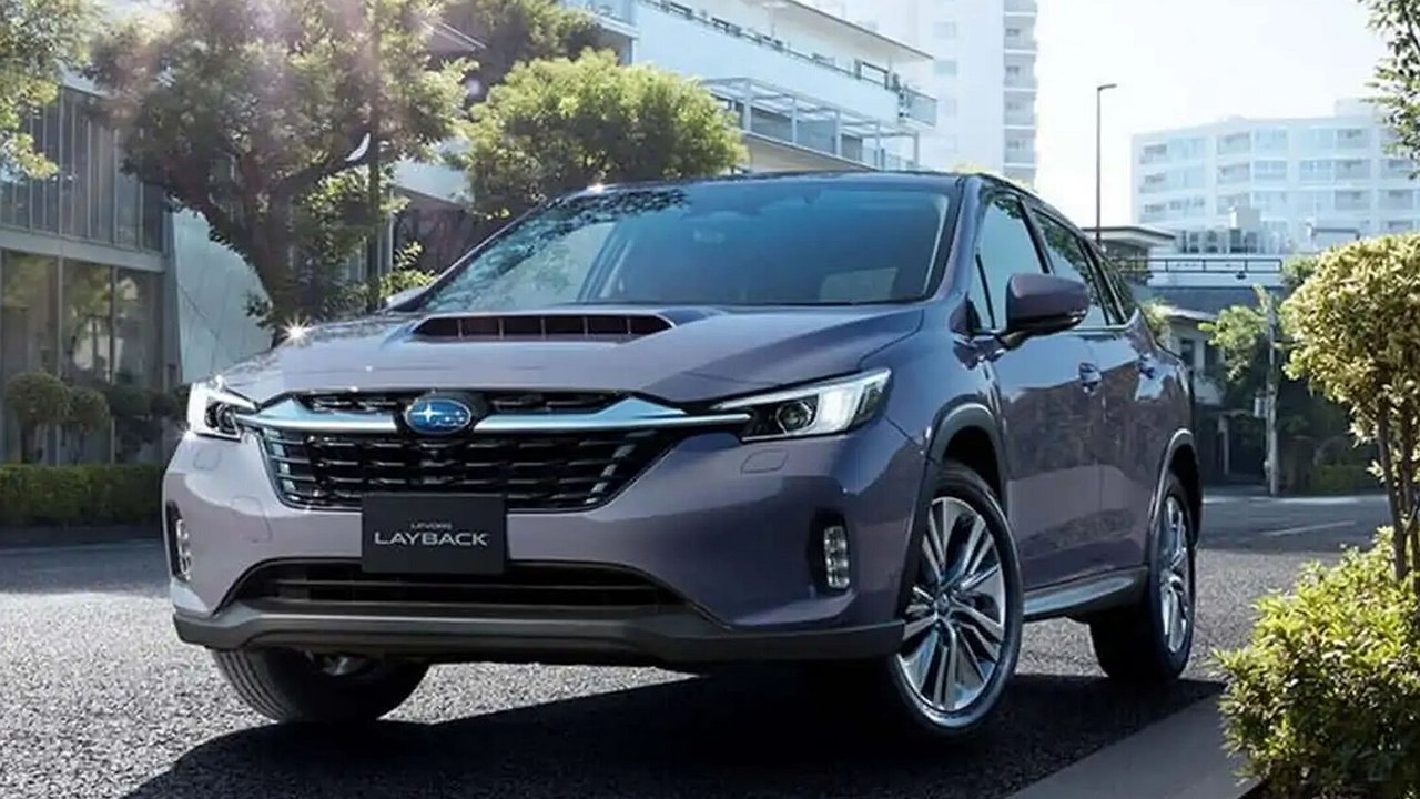 Subaru showed a special version of the Levorg Layback model