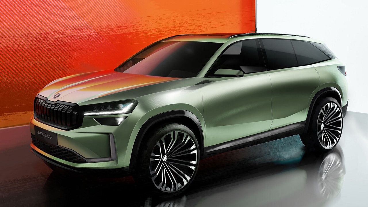 Skoda has unveiled the appearance of the new generation Kodiaq
