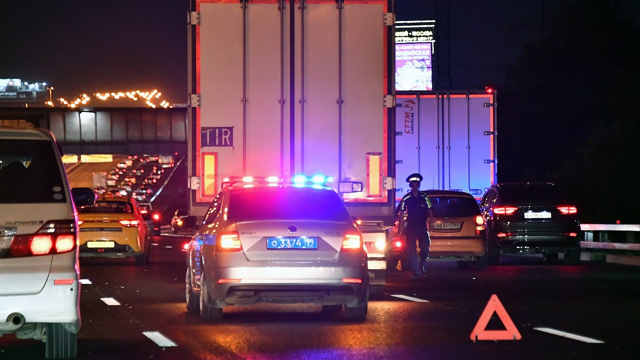 The traffic police revealed the main cause of fatal accidents on the Moscow Ring Road