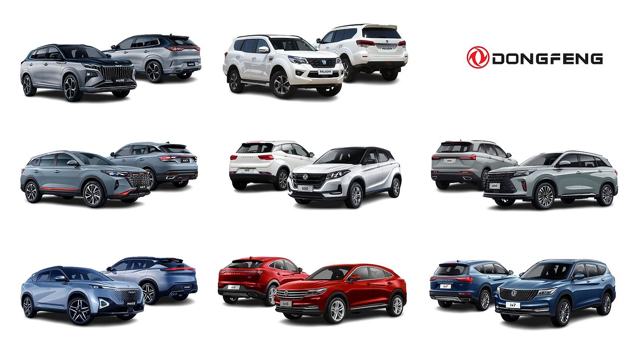 Eight new products at once: Dongfeng expands its model range in Russia