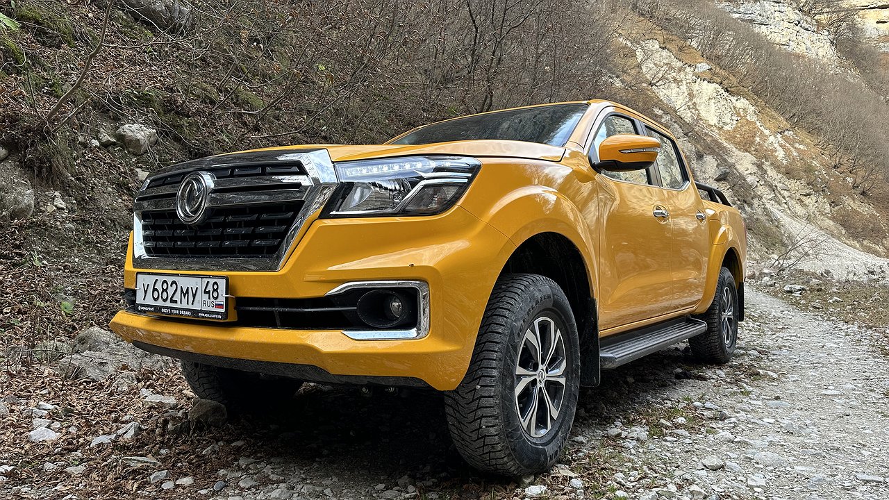 Without reinventing the wheel: test drive in the mountains with the Dongfeng DF6 pick-up