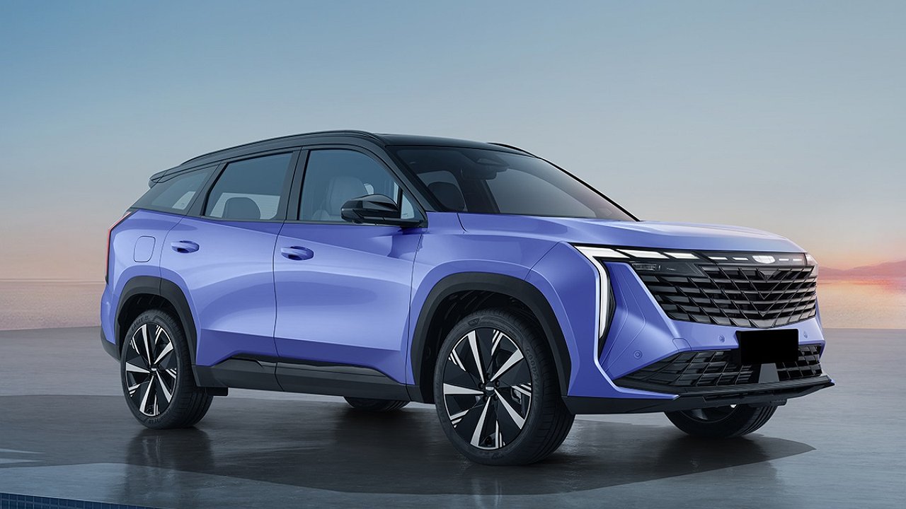 New Geely Atlas spotted in Moscow