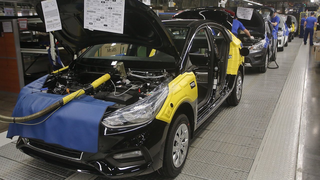 The former Hyundai factory in Saint Petersburg has officially become Russian