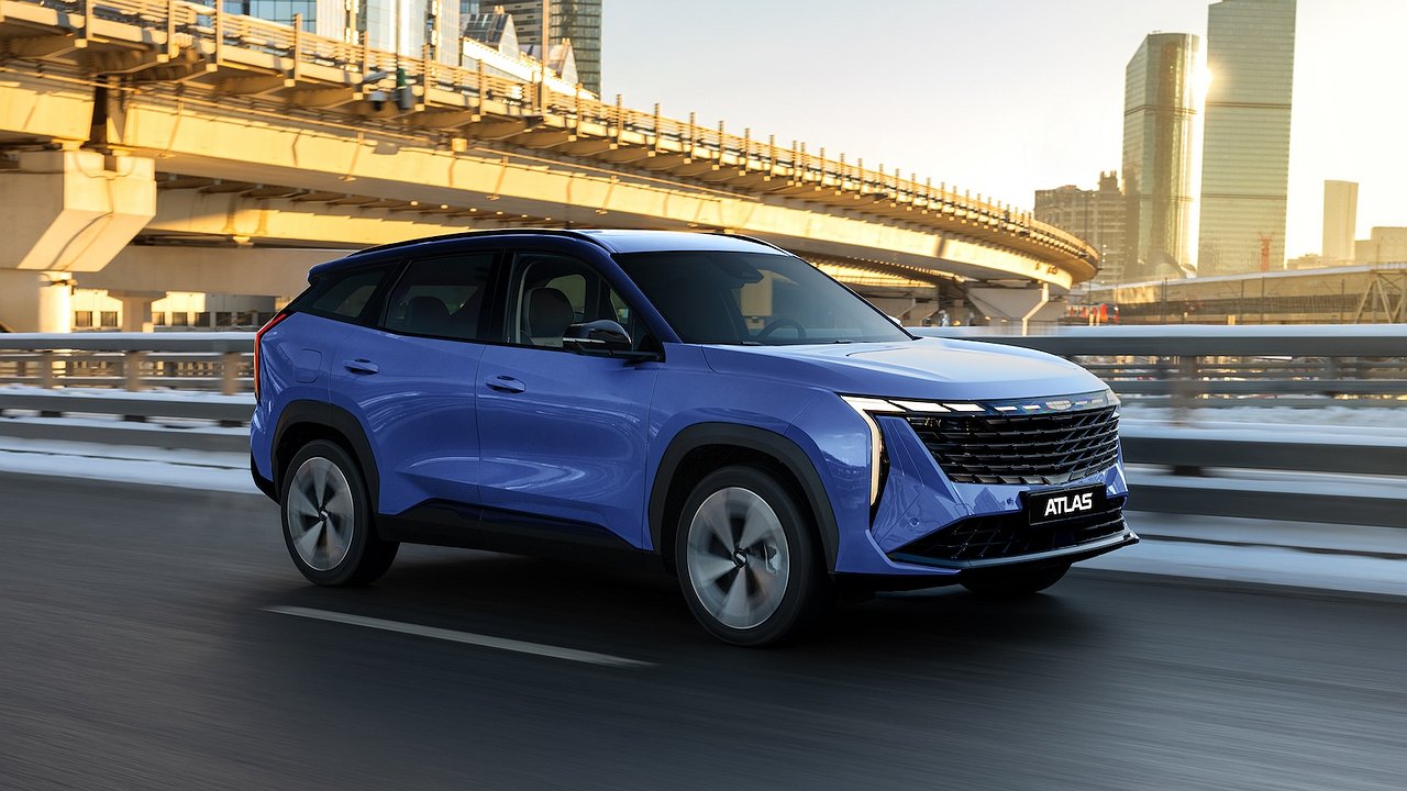 The new Geely Atlas goes on sale in Russia