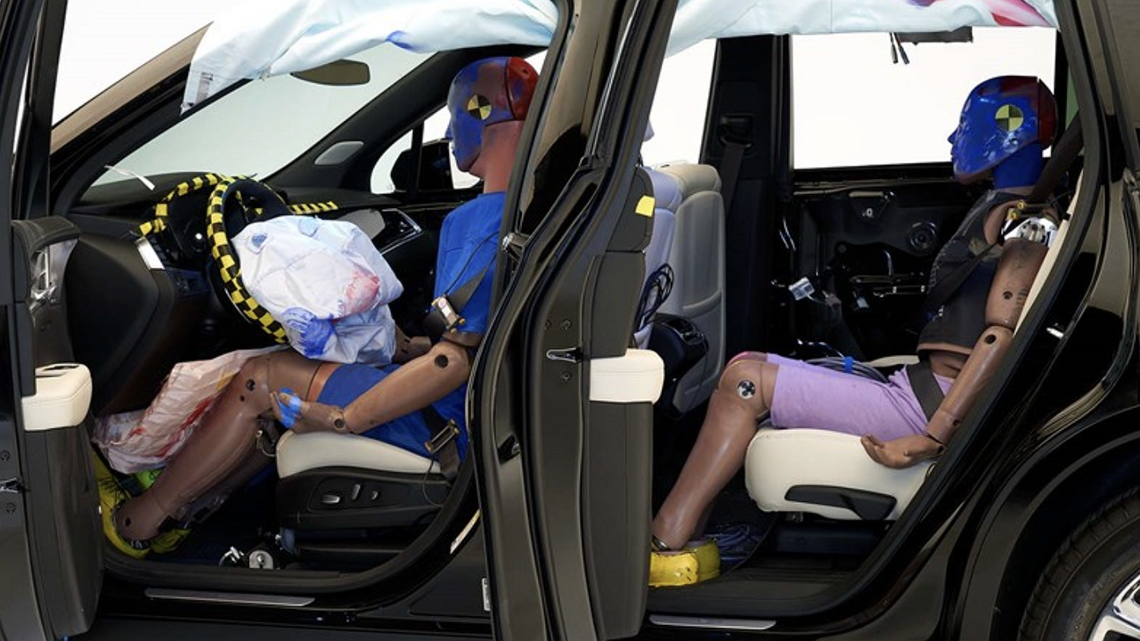 In which crossovers is it extremely dangerous to ride in the second row of seats?
