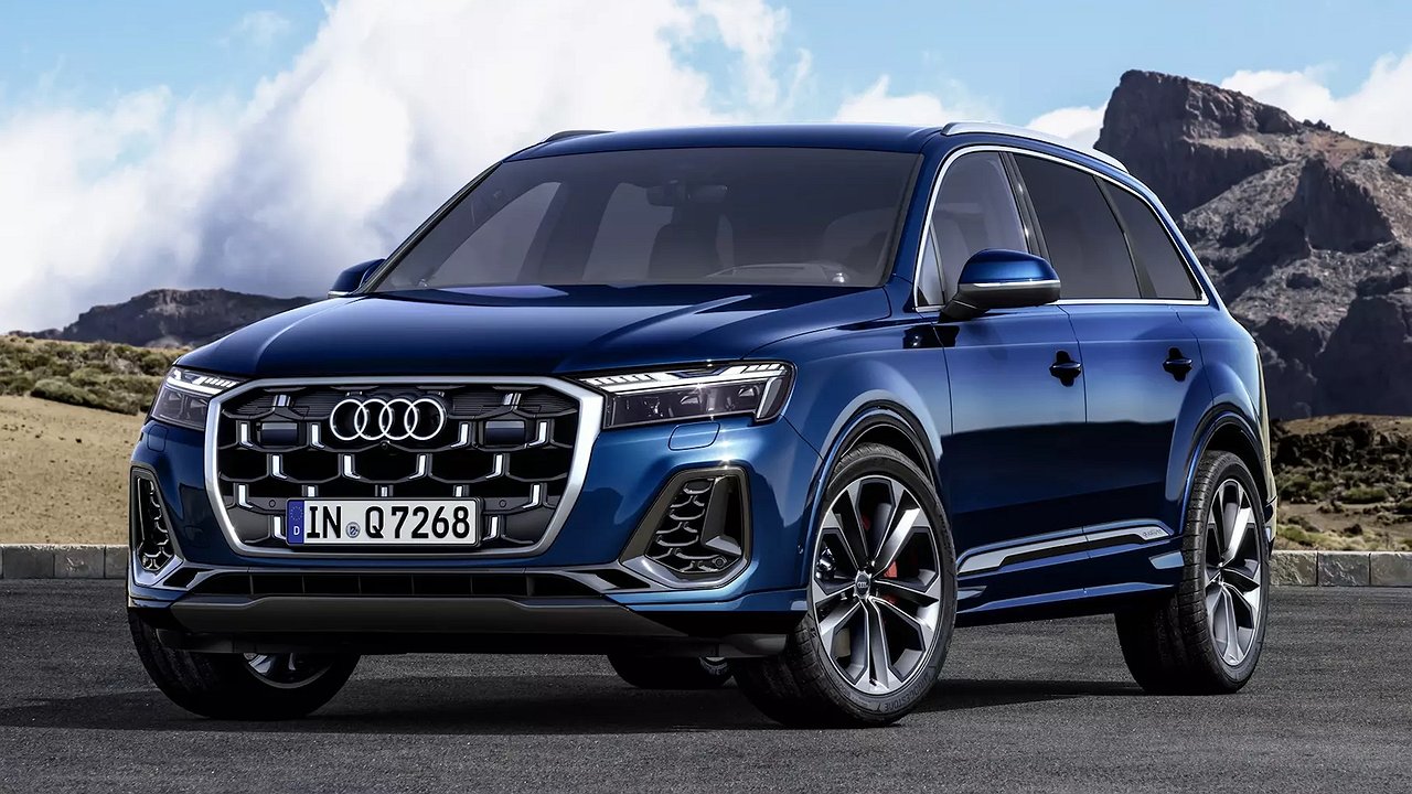 Audi has updated the Q7 crossover for the second time
