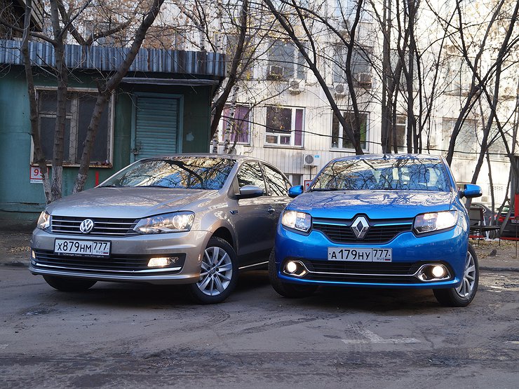 volkswagen polo sedan vs renault logan