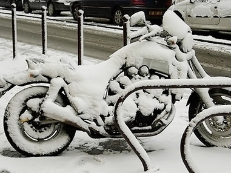 хранение мото зимой
