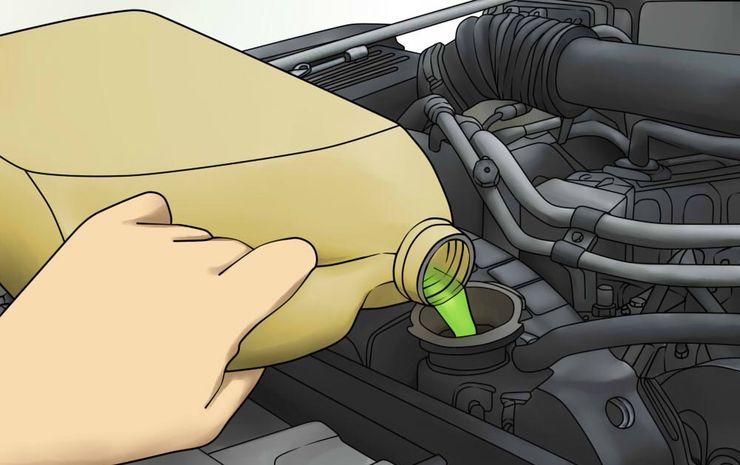 как проверить охлаждающую жидкость в машине