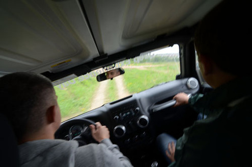 В точно таком же авто, но с 3-литровым турбодизелем, на этой трассе куда спокойнее.