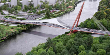 В столице построят еще один автомобильный мост через Москву-реку