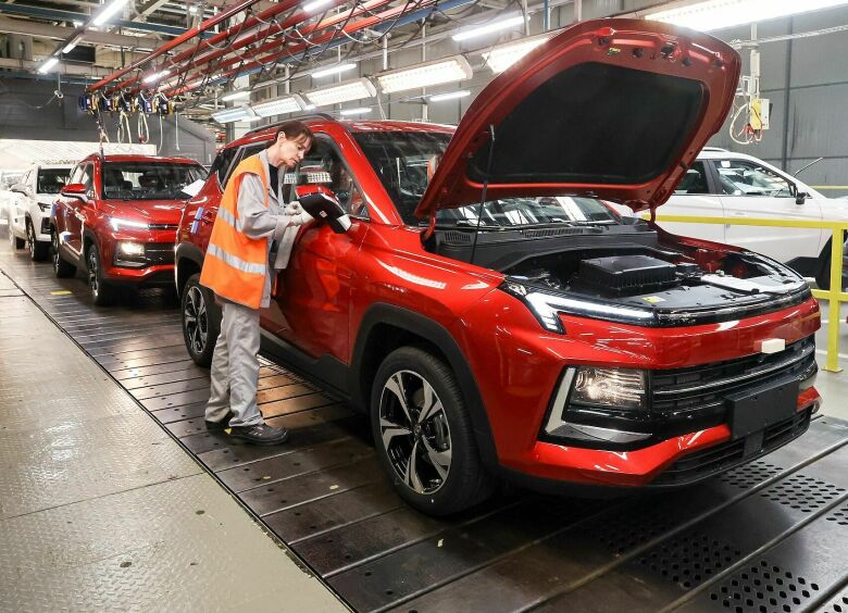Изображение Объем производства автомобилей в России вырос почти в полтора раза