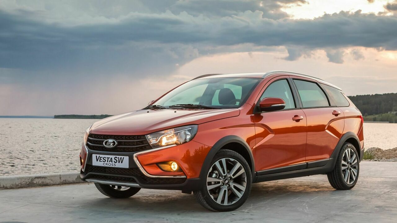 Lada Vesta SW Cross в горах