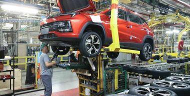 Объем производства автомобилей в России вырос в 2,7 раза