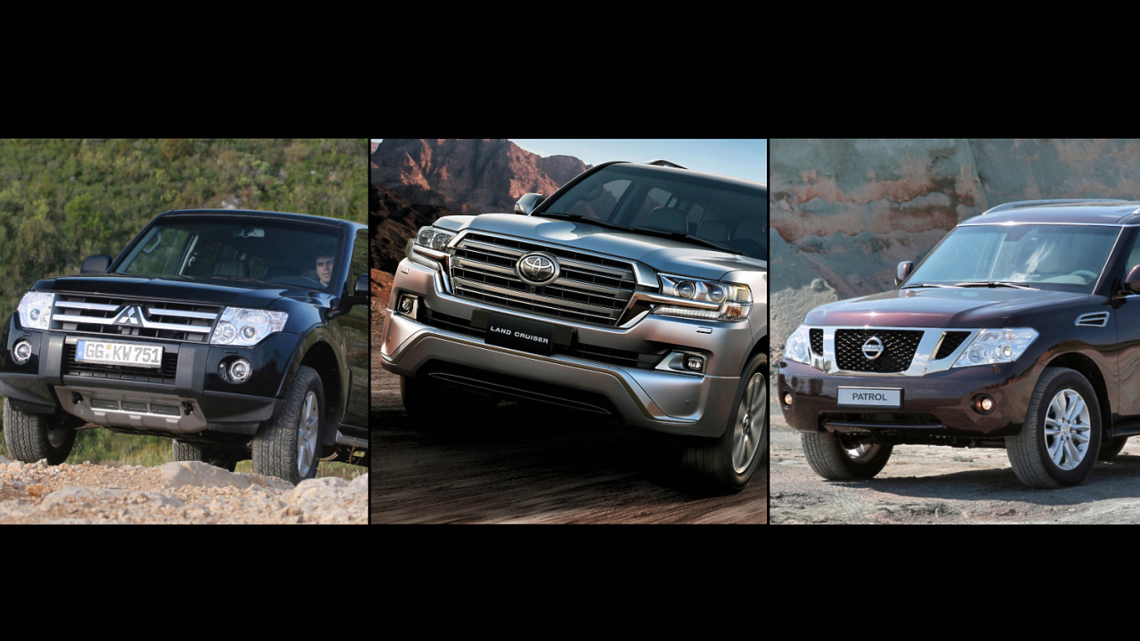    Toyota Land Cruiser Nissan Patrol   Mitsubishi Pajero - 