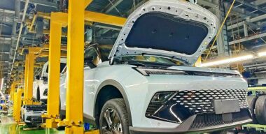 В Калининграде начали собирать кроссовер BAIC X55