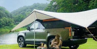 Китайская BAW показала новый кроссовер Jishi 01 с кухней в багажнике