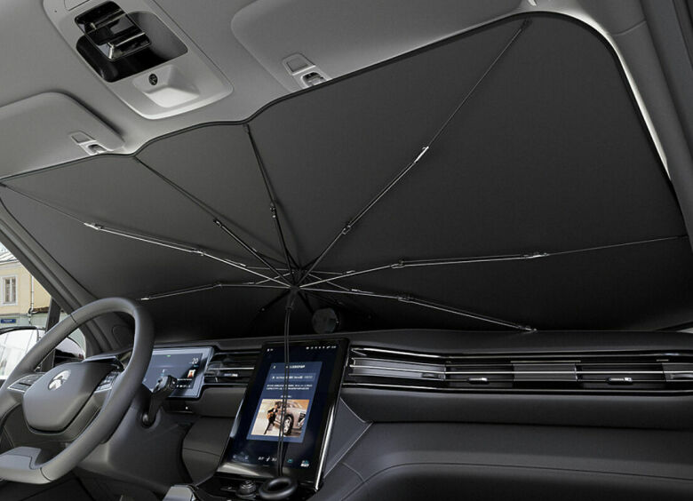 Изображение Автомобильный зонт: новое старое средство от жары и ее последствий