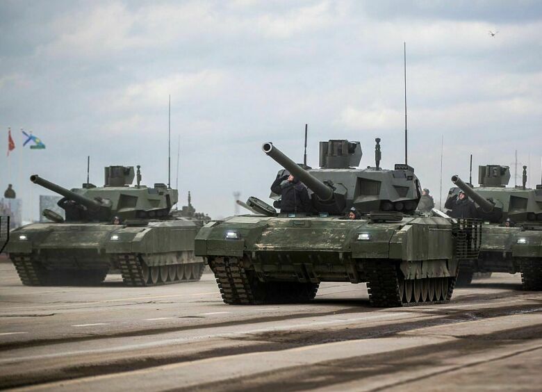 Изображение Каким оружием танки «Армата» Т−14 будут уничтожать «контрнаступ» украинской армии