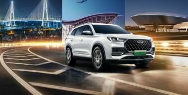 В России стартовали «живые» продажи нового кроссовера Chery Tiggo 8 Pro e+