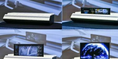 Hyundai разработала сворачивающийся широкоформатный дисплей для «подоконника» лобового стекла