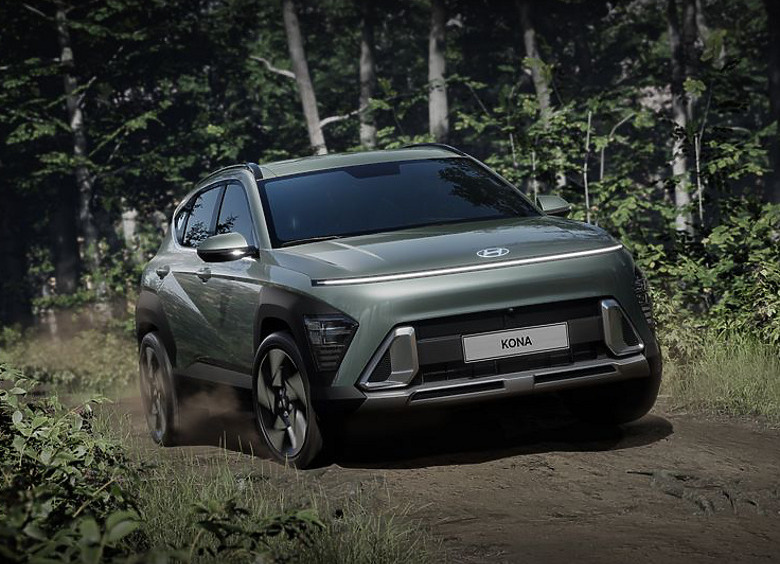 Изображение Hyundai показала облик второго поколения кроссовера Kona