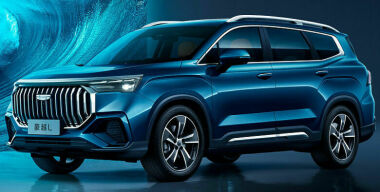 Geely готовит к запуску новейший семиместный кроссовер