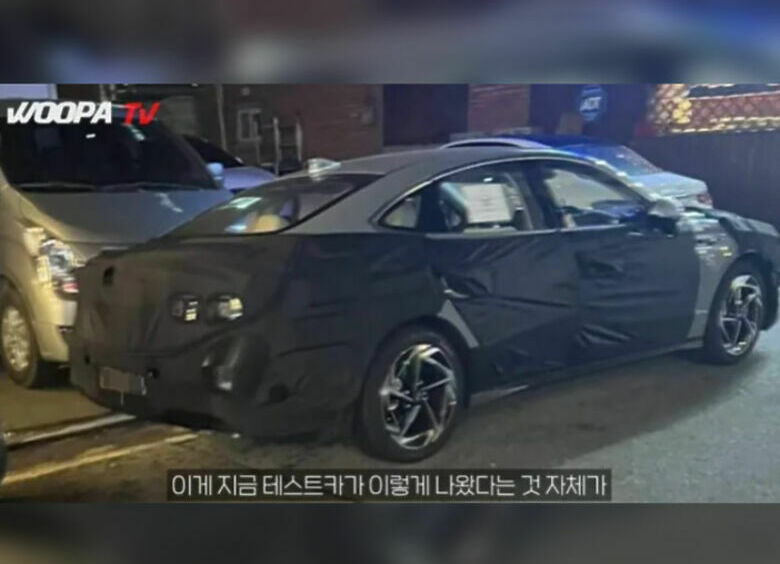 Изображение Обновленная Hyundai Sonata впервые замечена на дорожных тестах