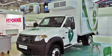 Мода на электричество: В Москве показали очередной электрический UAZ Profi