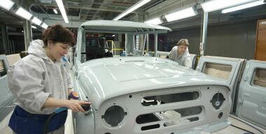 Антикризисный UAZ Hunter потерял каталитический нейтрализатор