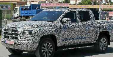 Mitsubishi L200 шестого поколения замечен на тестах