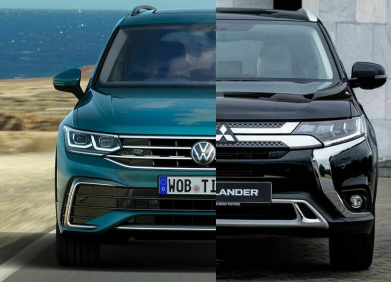 Изображение Сравнительный тест Volkswagen Tiguan и Mitsubishi Outlander: кайф или драйв?