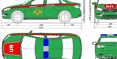 Рассекречены изображения новой LADA Vesta для спецслужб