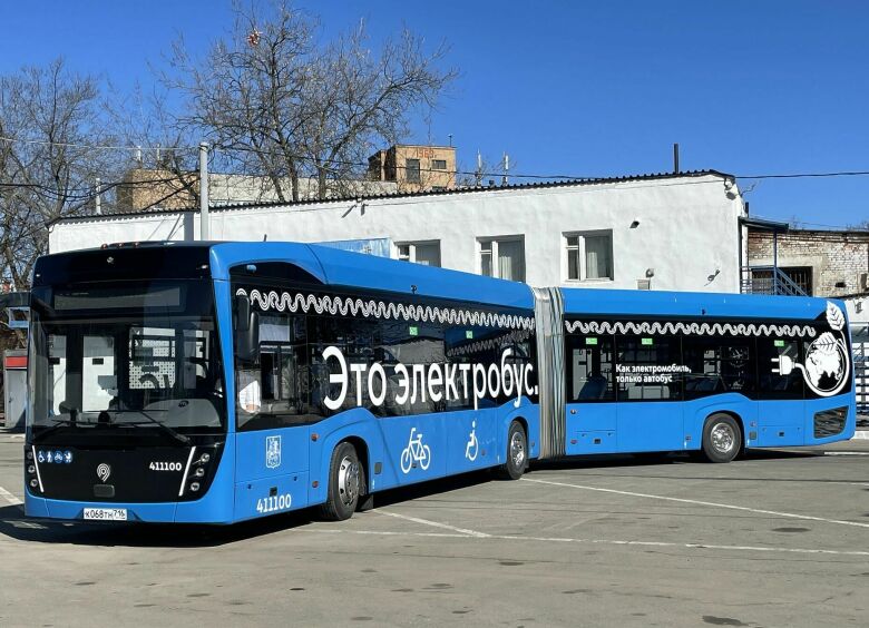 Изображение На столичных дорогах появятся электробусы-гармошки