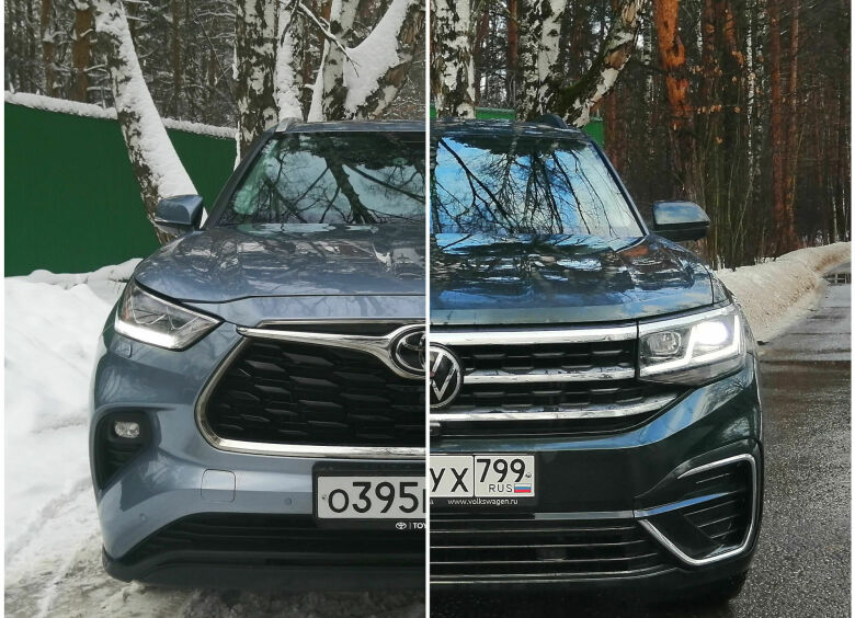 Изображение «Американский» десант: сравнительный тест-драйв Toyota Highlander и Volkswagen Teramont