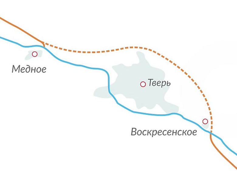 Изображение Платная дорога М11 наконец-то пойдет в объезд Твери