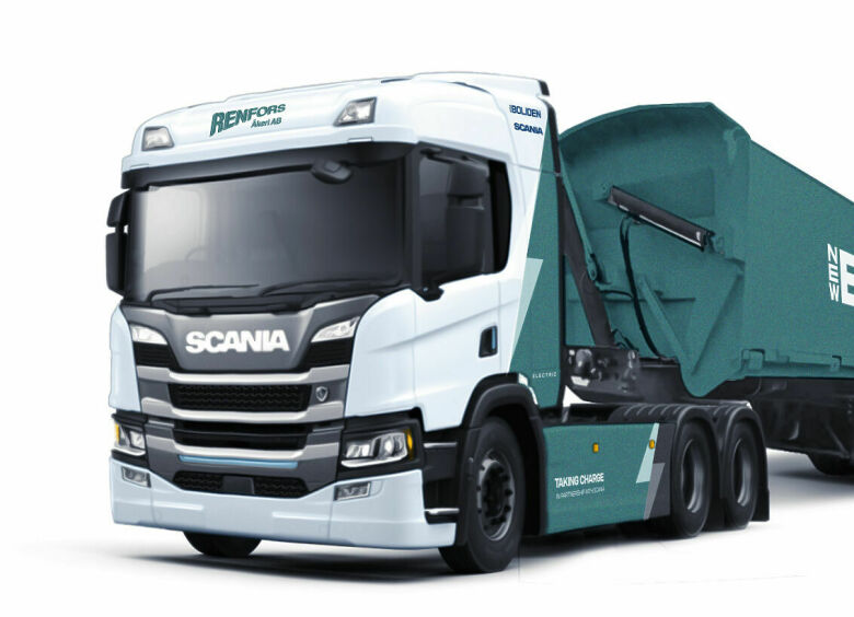 Изображение Как выглядит новый 74-тонный грузовик Scania