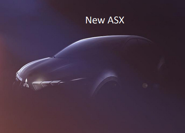 Изображение Mitsubishi показала первое изображение кроссовера ASX нового поколения