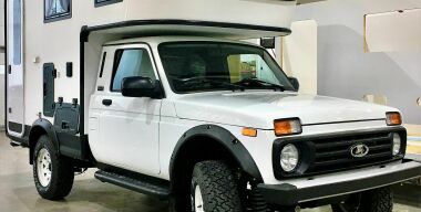 Классическую LADA Niva подготовили для жилья и длительных путешествий