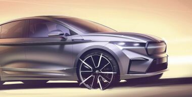 Skoda показала первые изображения нового купеобразного кроссовера
