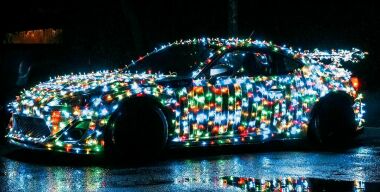 Как законно украсить свой автомобиль на Рождество
