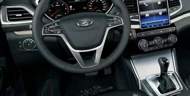 Новая волна: у рестайлинговой LADA Vesta будет очень необычная передняя панель