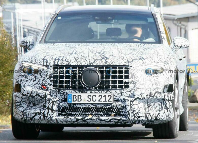 Изображение Новейший Mercedes-AMG GLC 63 впервые заметили на тестах