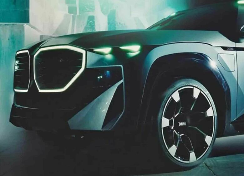 Изображение BMW показала еще один тизер кроссовера Concept XM