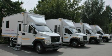 В России начали угонять передвижные пункты вакцинации