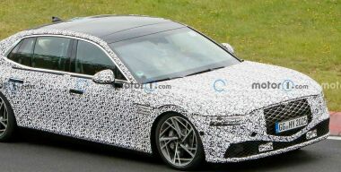 Фотошпионы заметили на тестах новый Genesis G90