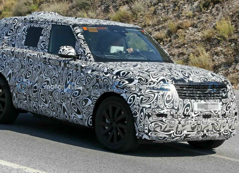 Изображение Range Rover пятого поколения снова замечен на дорожных тестах