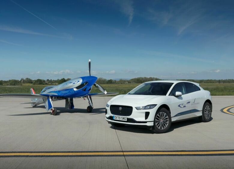 Изображение Как Jaguar I-Pace поможет самолету установить скоростной рекорд